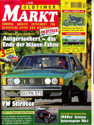 Deckblatt Oldtimer Markt (12/1999)